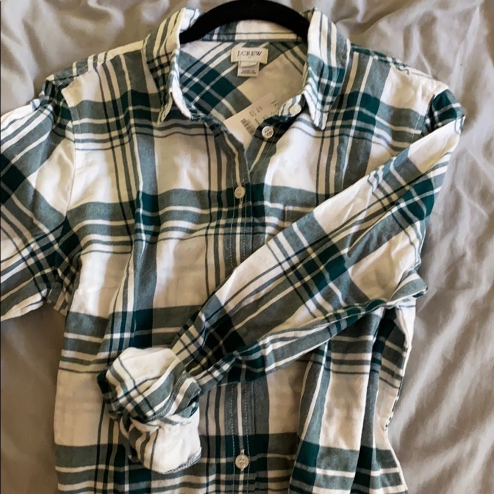 Plaid j crew Flannel